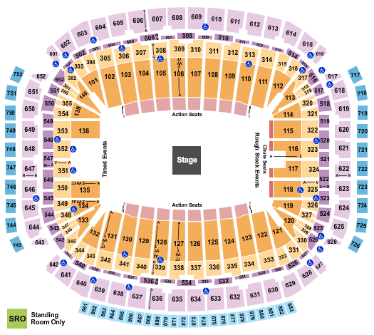 Star Of Texas Rodeo Seating Chart